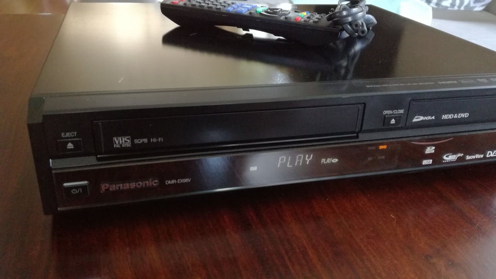 Panasonic DMR-EX98V DVD-VHS-HDD-USB NagrywarkaHDMI - 7307870726 - oficjalne archiwum Allegro