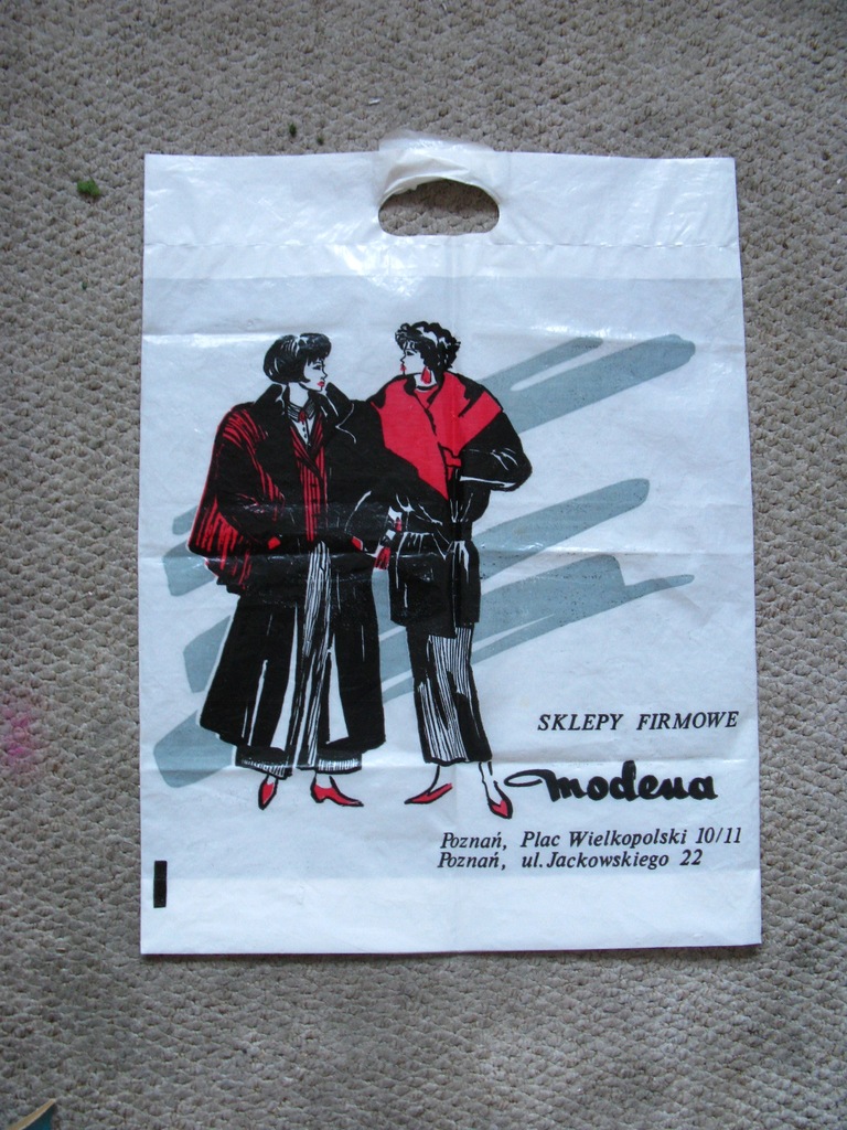 Stara reklamówka MODENA Poznań _PRL lub lata 90-te