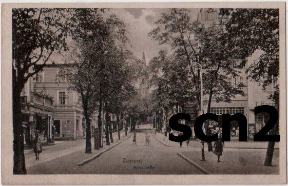 Sopot - Zoppot - Seestrasse