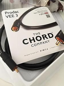 Chord Prodac VEE 3 / 2 metry / nowy/ coaxial