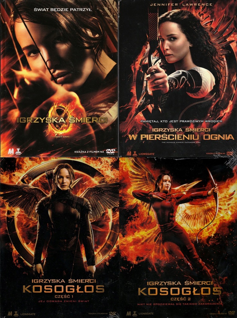 IGRZYSKA ŚMIERCI 1 + 2 + 3 + 4 [4DVD]