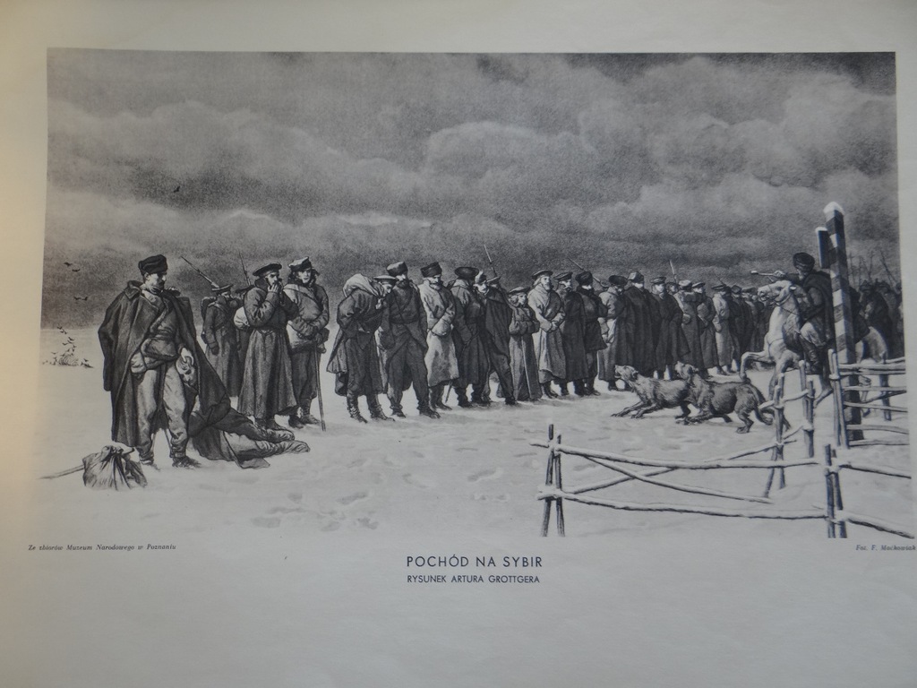 POWSTANIE STYCZNIOWE 1863 POCHÓD NA SYBIR GROTTGER