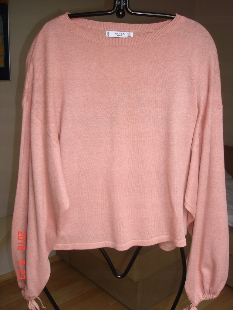 Mango- sweterek różowy, 38.