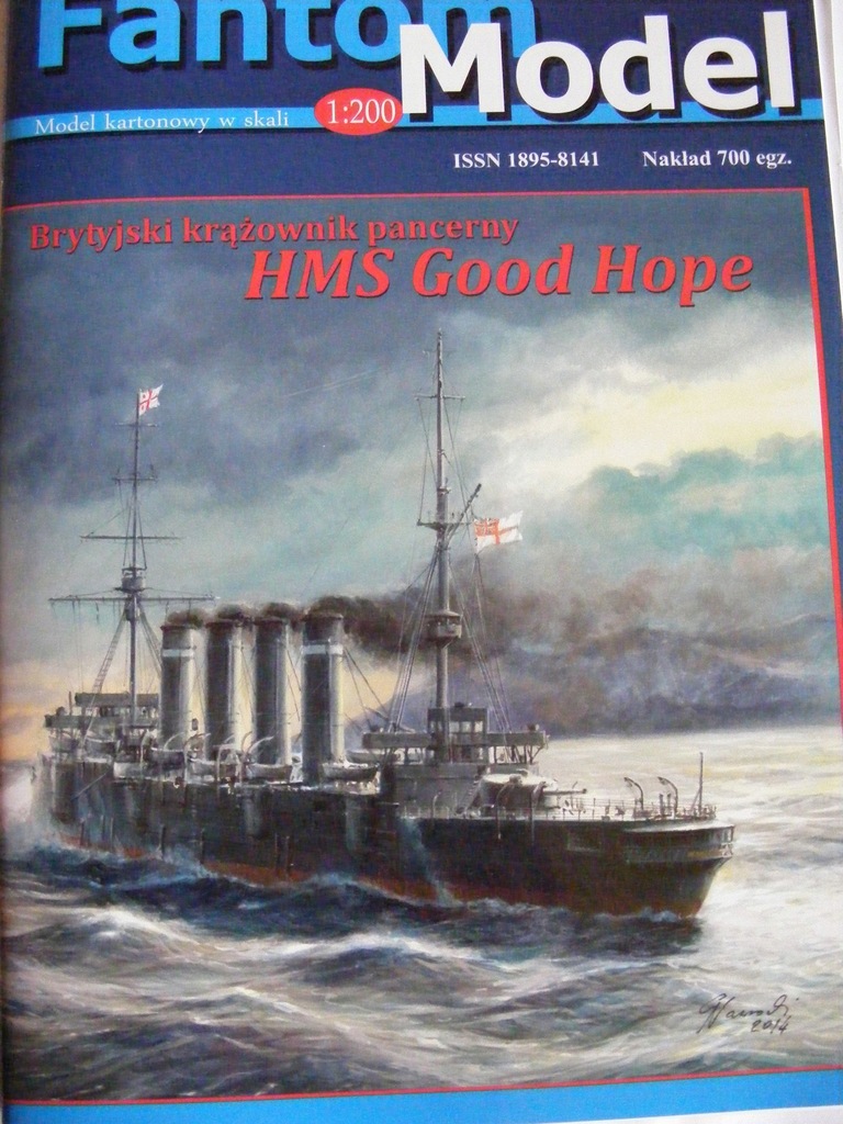 KRĄŻOWNIK HMS GOOD HOPE 1/200 (ZESTAW Z WRĘGAMI)
