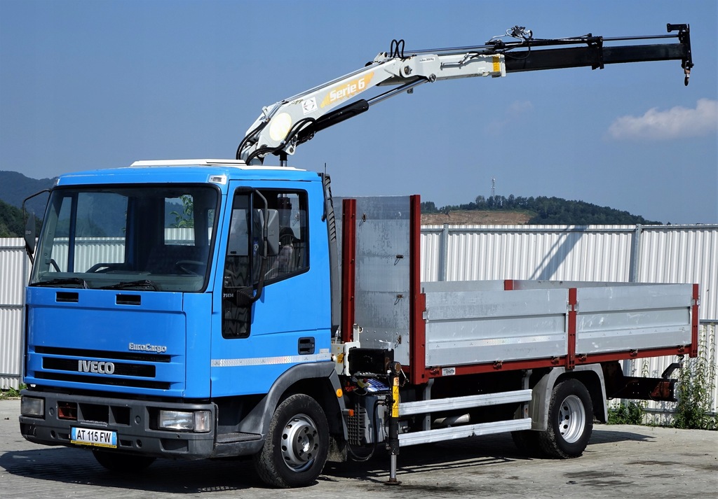 Iveco Eurocargo 75E14 Skrzynia 4,50 m + HDS !