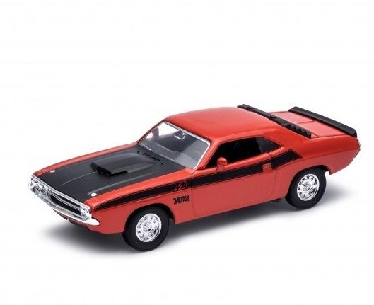 Welly 1:34 Dodge 1970 Challenger T/A -pomarańczowy