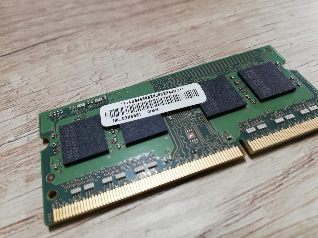 Pamięć RAM SAMSUNG 4GB 1Rx8 PC3 12800S-11-11-B2