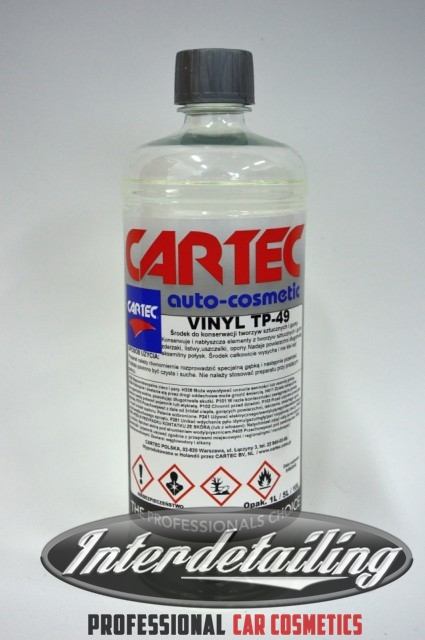 Cartec Vinyl TP 49 1L  konserwacja opon, zderzaków