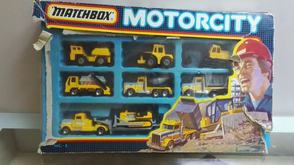 matchbox zestaw budowlany motorcity