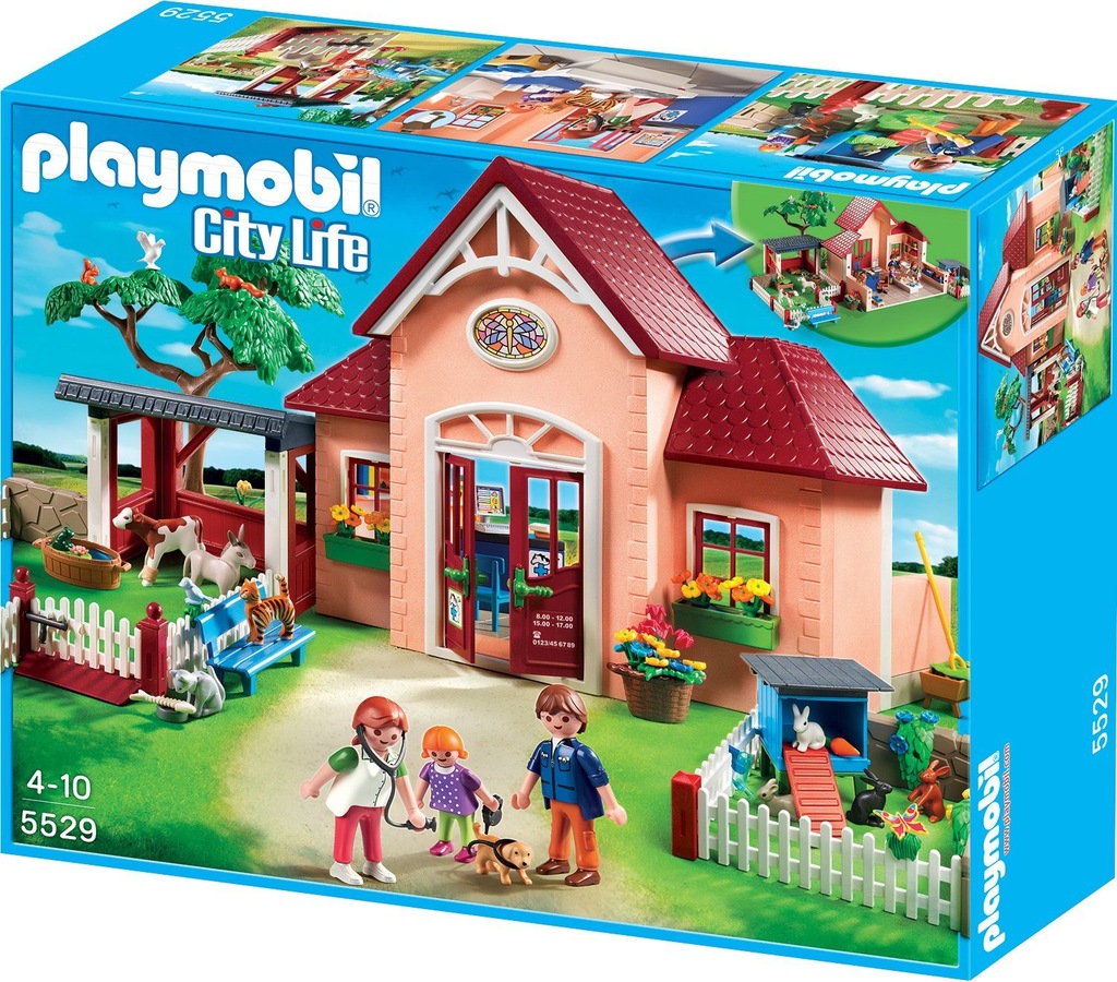 PLAYMOBIL 5529 LECZNICA DLA ZWIERZĄT Z WYBIEGAMI