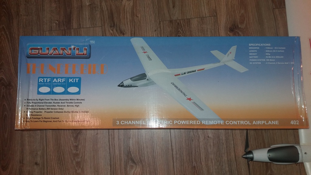 SAMOLOT MOTOSZYBOWIEC GUANLI THUNDERBIRD