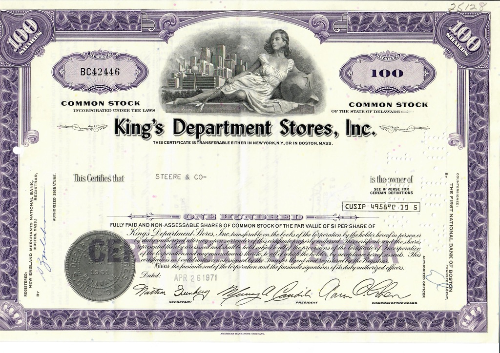 Купить 100 универмагов King's, Inc. США 1971 г.: отзывы, фото, характеристики в интерне-магазине Aredi.ru
