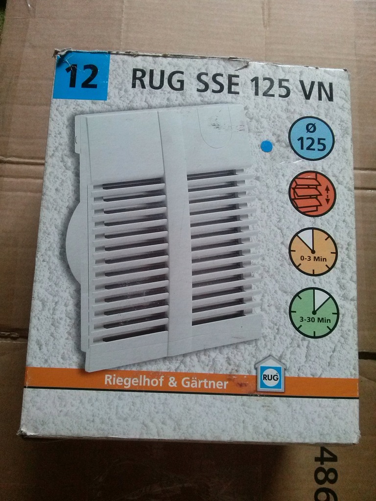 Wentylator łazienkowy RUG SSE 125 VN