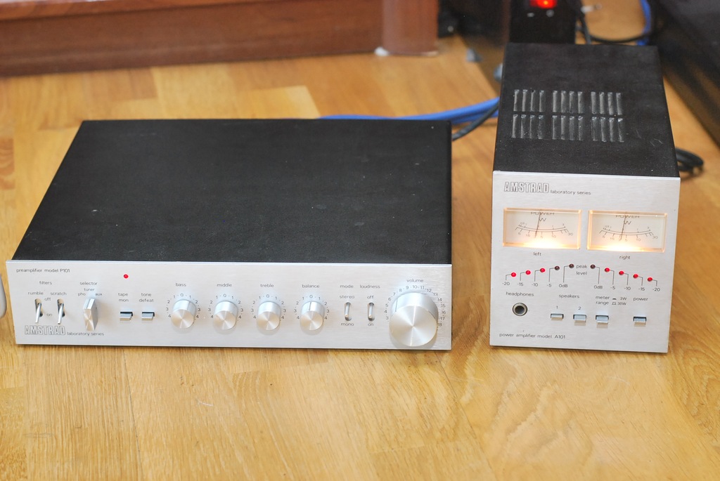 Amstrad  A101 końcówka+przedwzmacniacz+tuner