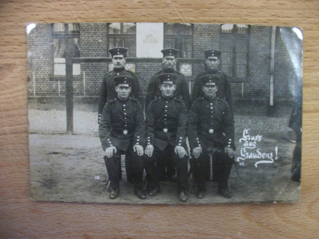 GRAUDENZ Grudziądz  Załoga twierdzy 1912 Koszary