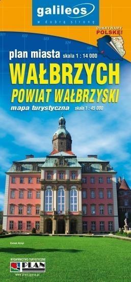 MAPA - POWIAT WAŁBRZYSKI 1:45000/WAŁBRZYCH 1:14000