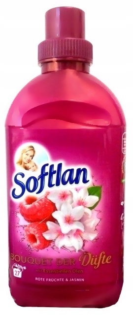 Softlan MALINA i JAśMIN płyn 750ml 27prań DE MMM