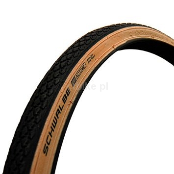 SCHWALBE HS159 27x1 1/4 OPONA TREKKING BEŻOWY BOK