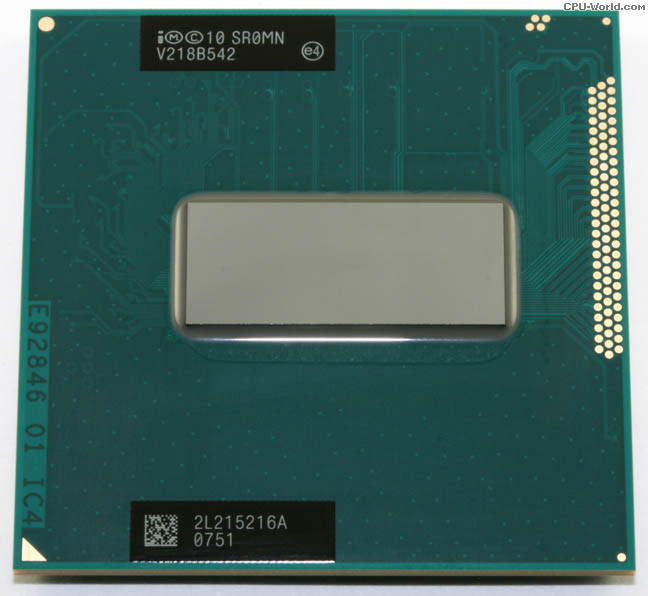 Intel Core i7-3610QM 4/8x 2.3-3.3GHz SR0MN FV PR11
