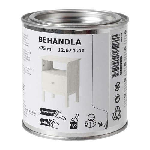 IKEA BEHANDLA - bejca do drewna biała 0,375 l