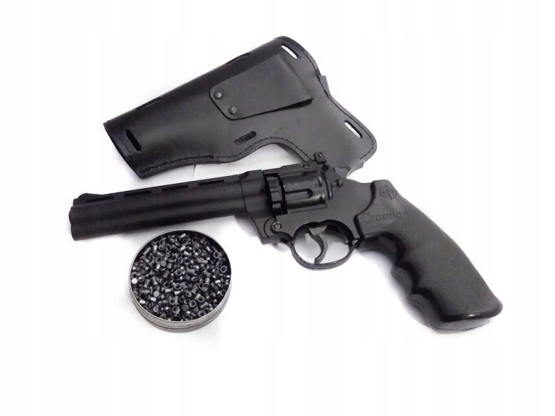 WIATRÓWKA GAZOWA CROSMAN 357 + KABURA + ŚRUTY