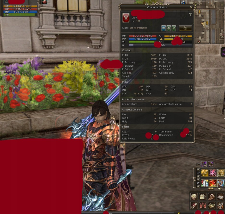 Lineage 2 Core Iss hierophant 101lv POM!