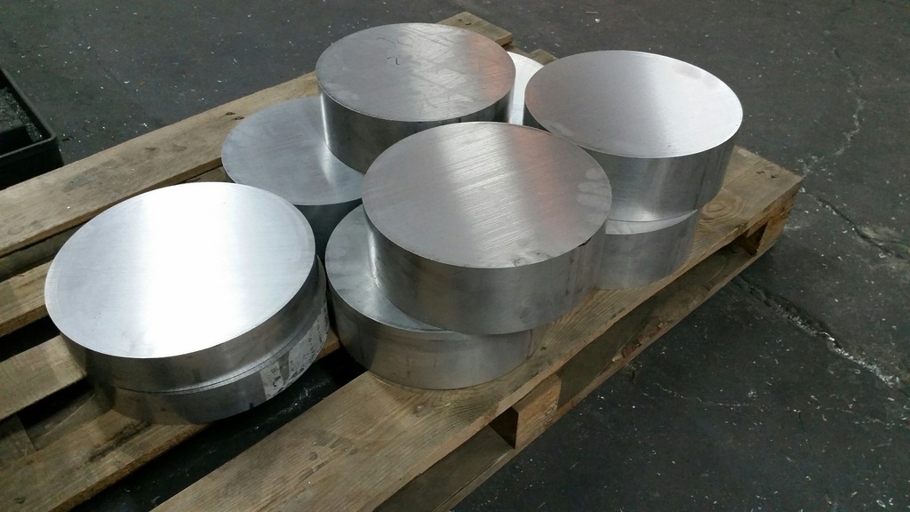 Aluminium, pręt aluminiowy  PA6 2017AT4 fi  280 mm