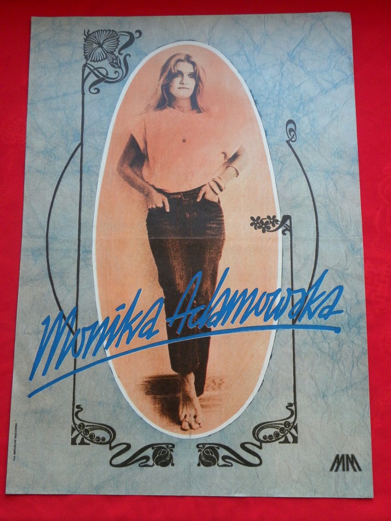 MONIKA ADAMOWSKA JOY BAND plakat z lat 80