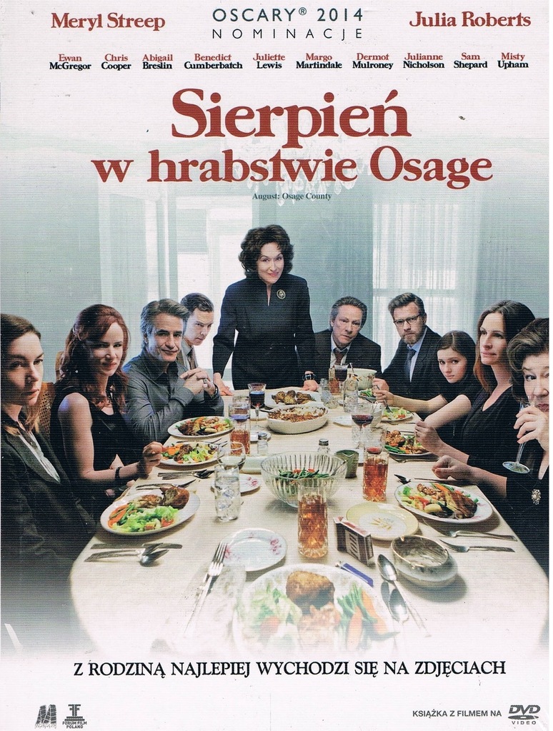 Sierpien W Hrabstwie Osage Dvd Meryl Streep 6699966038 Oficjalne Archiwum Allegro