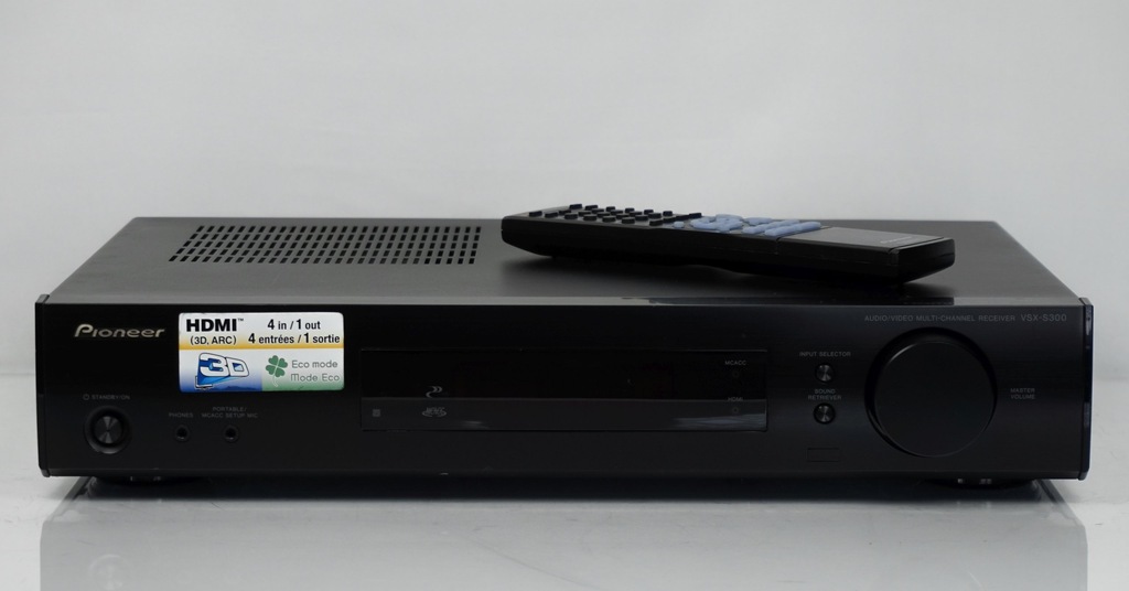 Kino Domowe PIONEER VSX-S300-K + PILOT / 5xHDMI