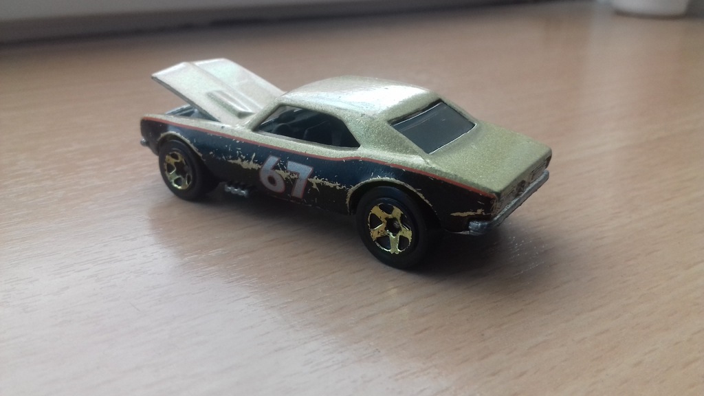 hot wheels 1967 camaro mattel inc 1982