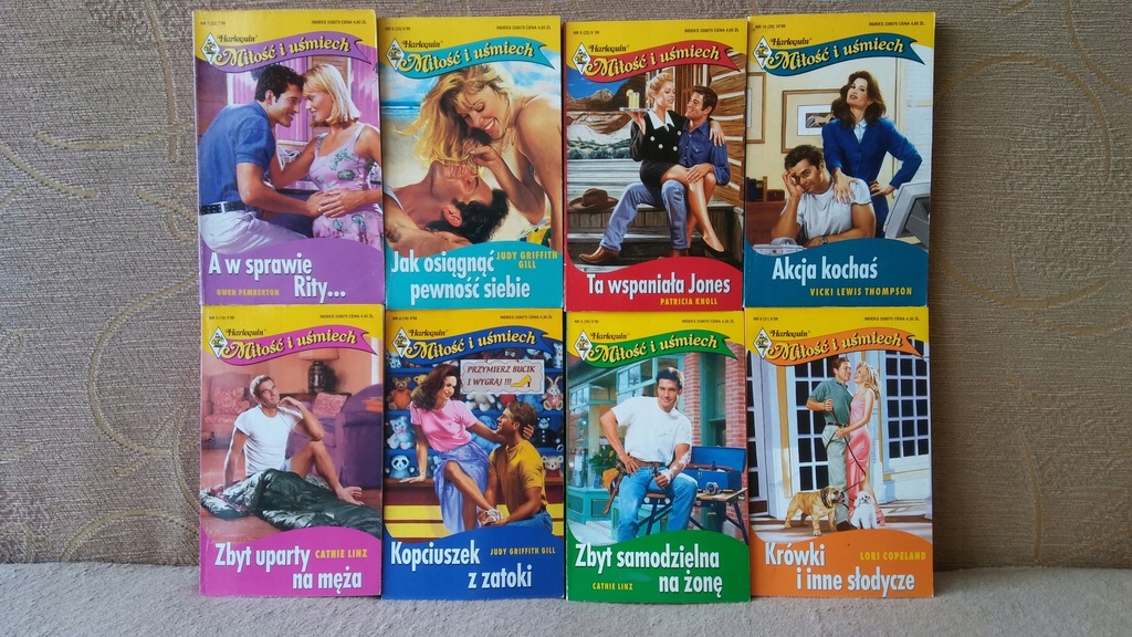 22 Książki Harlequin z serii Miłość i Uśmiech 18sz