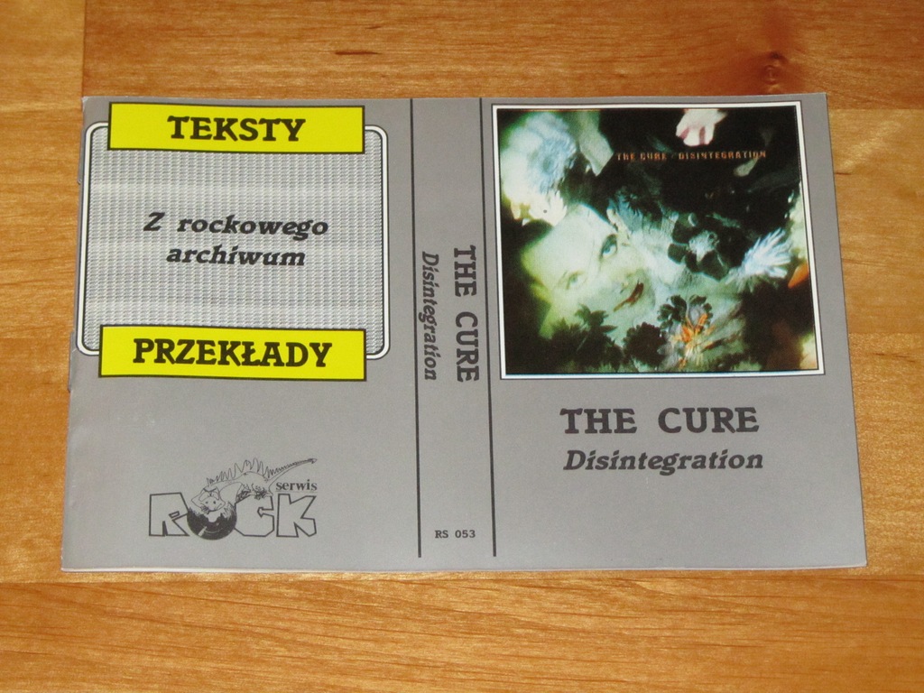 THE CURE 'DISINTEGRATION' teksty TOMASZ BEKSIŃSKI