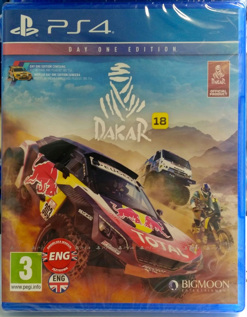 DAKAR 18 / GRA PS4 / NOWA / WYŚCIGI PLAYSTATION 4