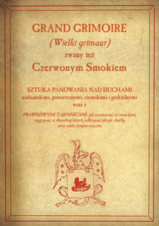 CZERWONY SMOK - Grand Grimoire Wielki Grymuar