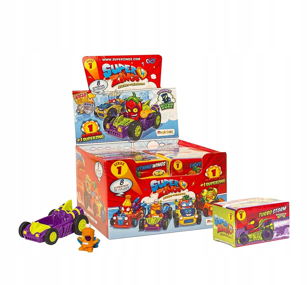 SUPER ZINGS SUPERZINGS FIGURKA I POJAZD SERIA 1 12