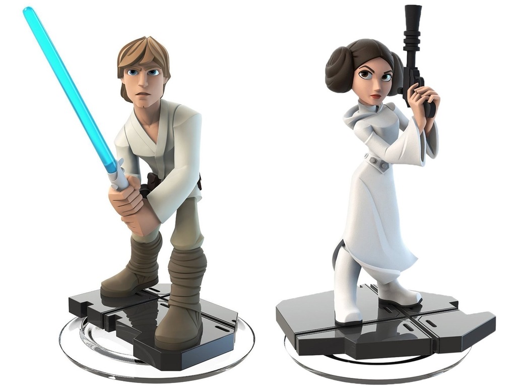 DISNEY INFINITY 3.0 STAR WARS LUKE SKYWALKER LEIA