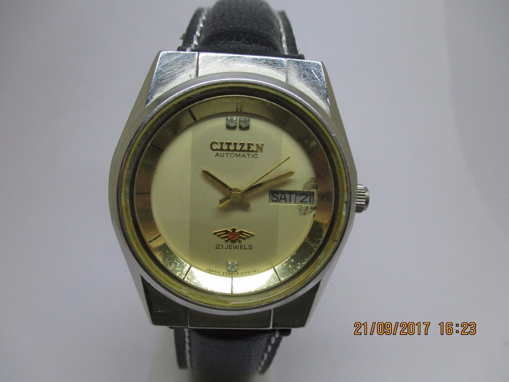 Citizen automatic 21 jewels