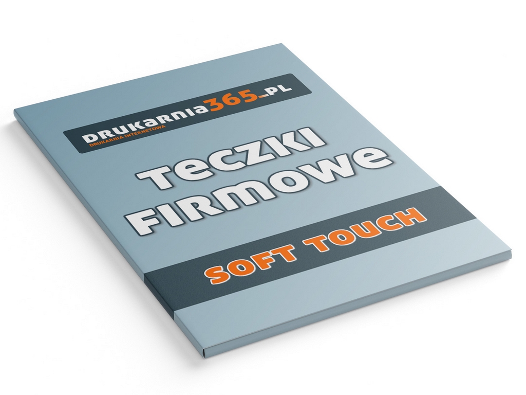 Teczki firmowe A4, 200 szt., Soft Touch + PROJEKT!