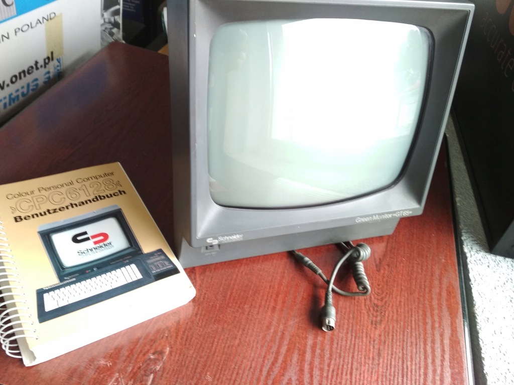 Monitor CRT SCHNEIDER GT 65 + manual do CPC6128