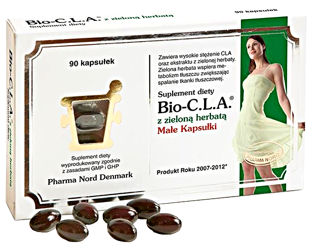 Bio-CLA z zieloną herbatą 90 kapsułek C.L.A.____PM