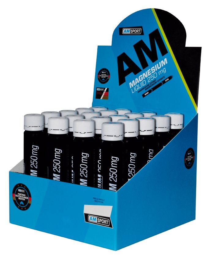 Magnez w ampułkach 20x25ml 250mg AMSPORT