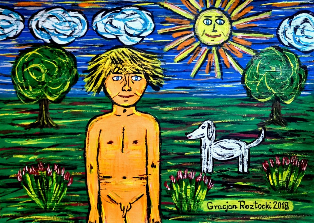 Gracjan Roztocki - Lato i pies A3