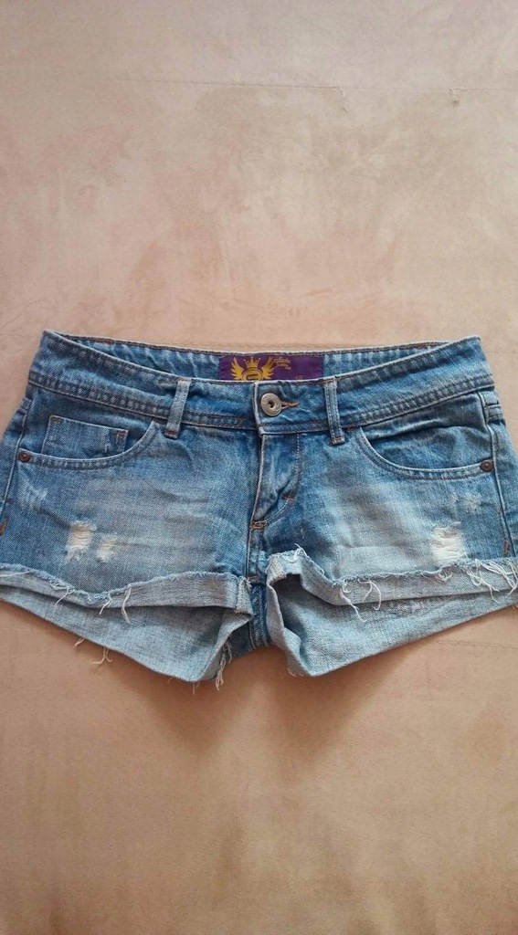 Spodenki spodnie krótkie jeans rozm. XS 164cm