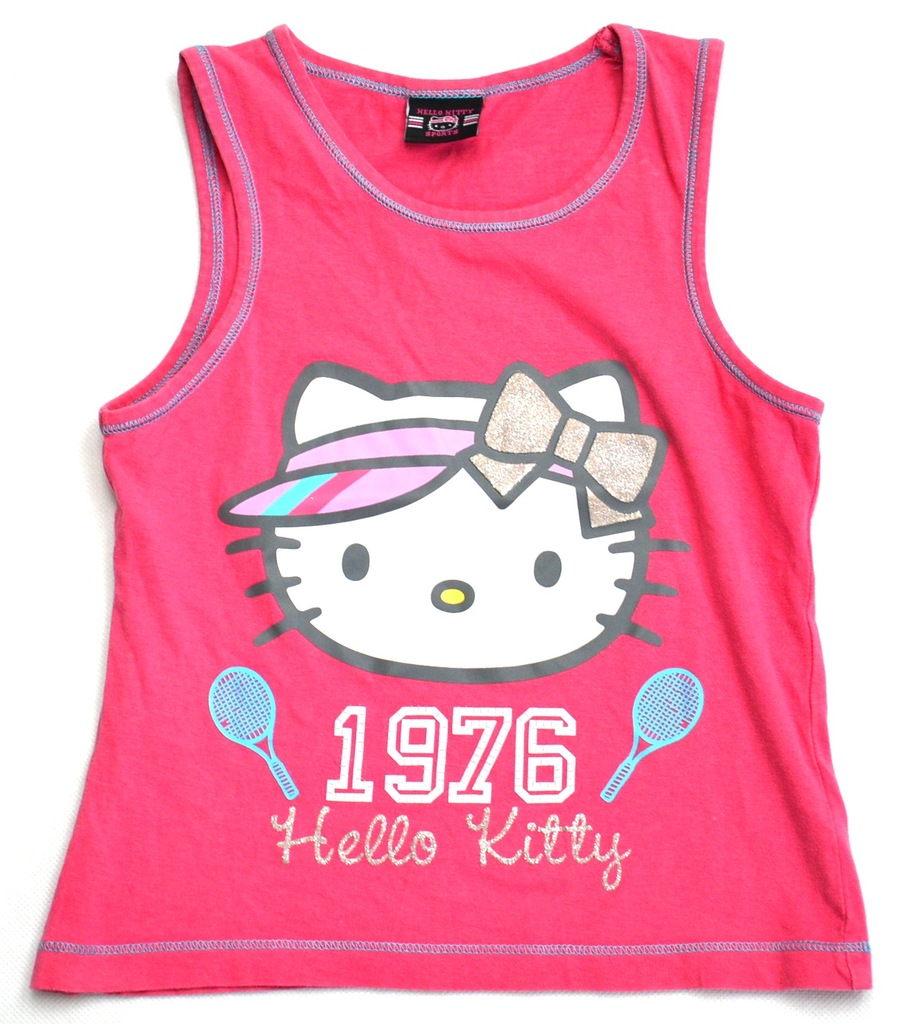 84* Hello Kitty bawełniana koszulka 116 ideał