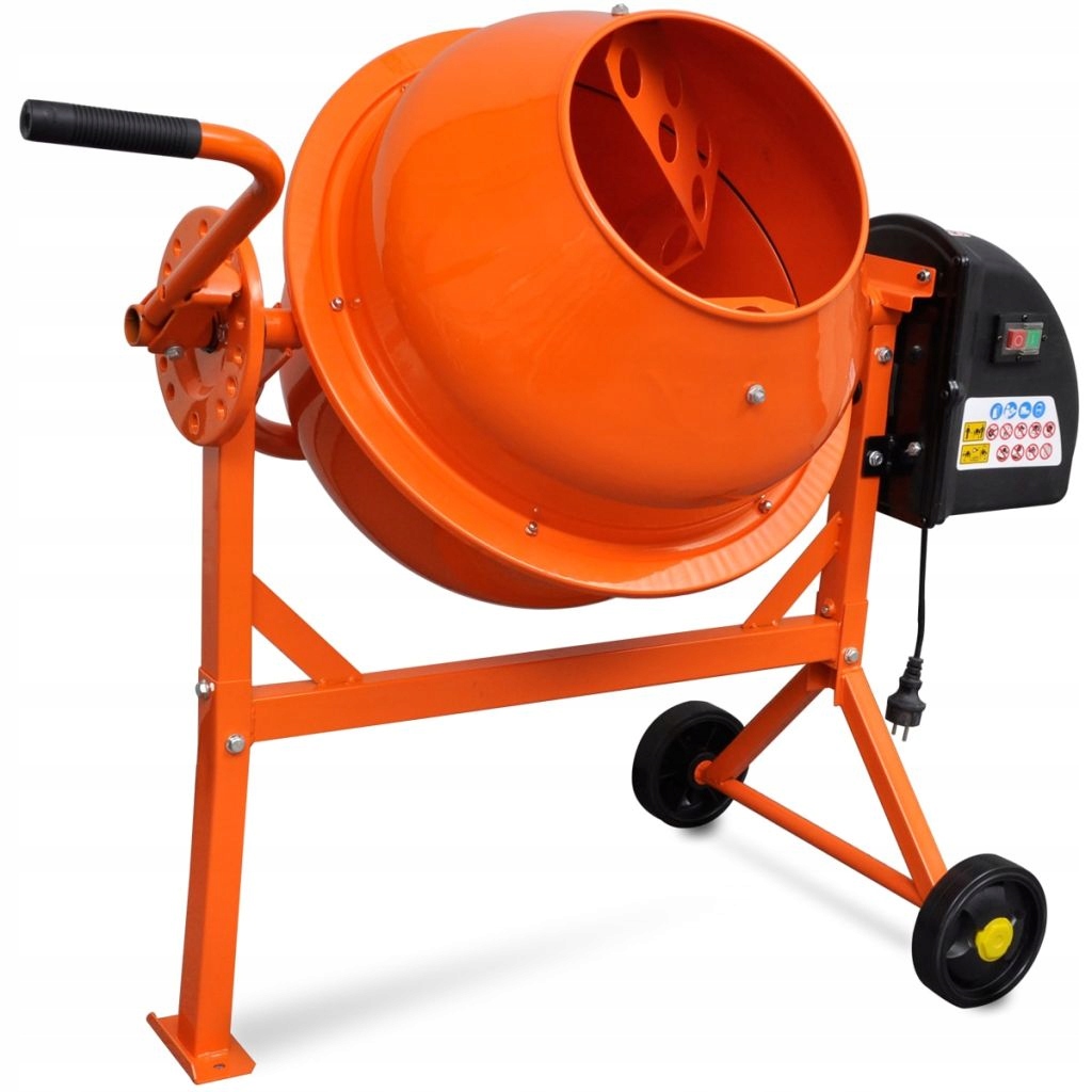 141200 vidaXL Elektryczna betoniarka 63 L 220 W