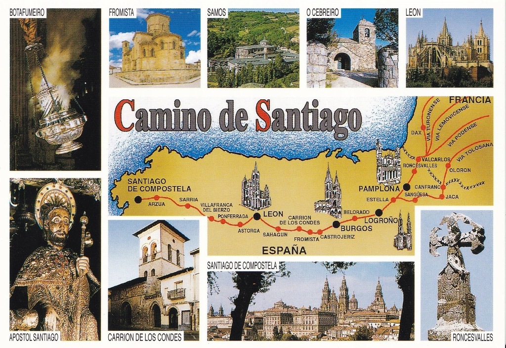 Hiszpania - Camino de Santiago - unesco