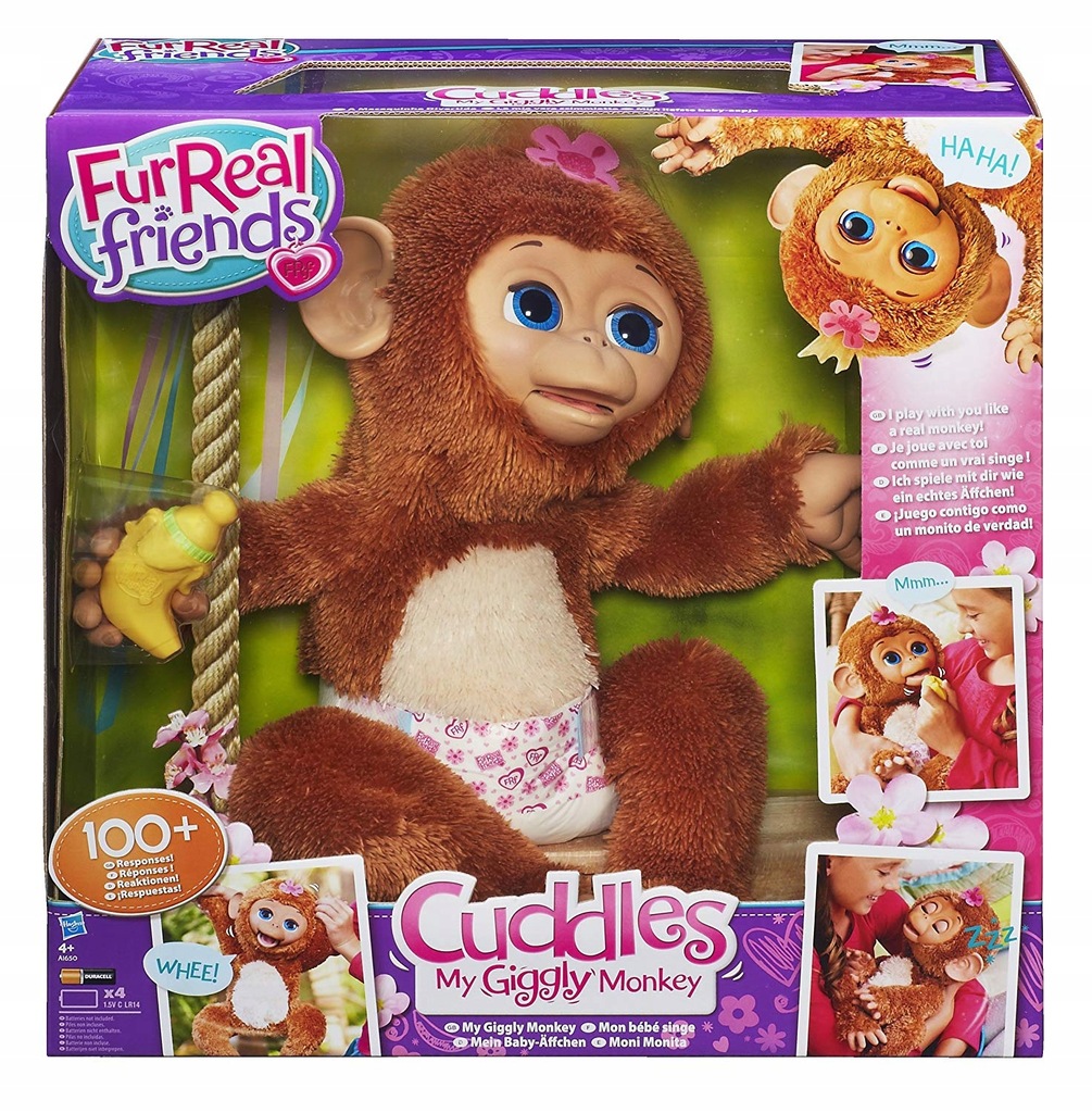 FURREAL MAŁPKA GIGGLY INTERAKTYWNA A1650 CUDDLES