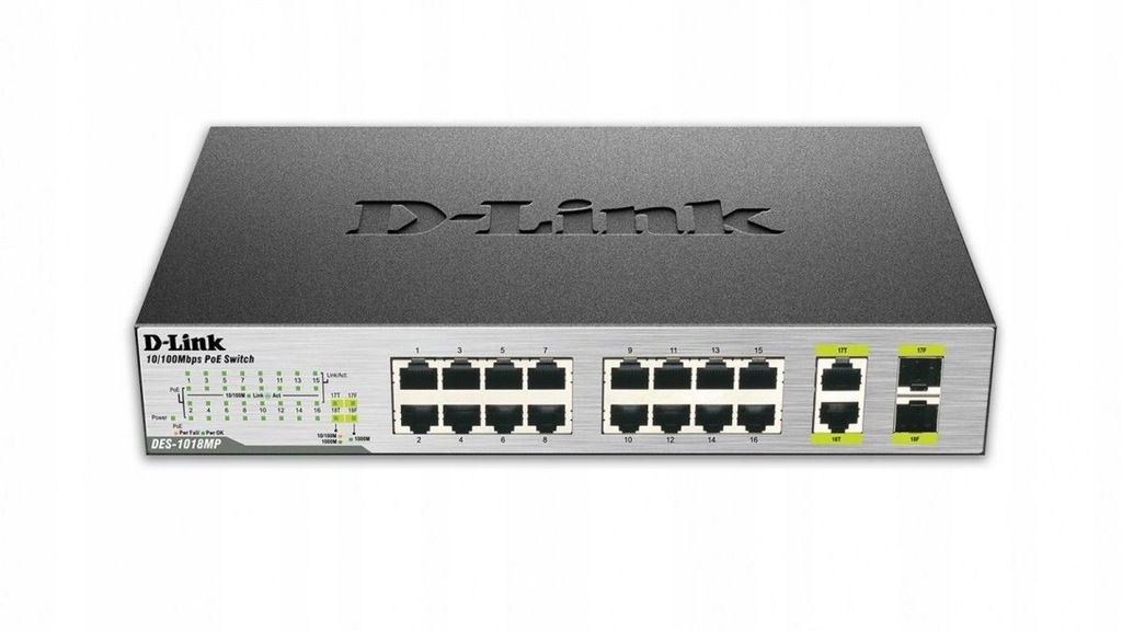 D-Link DES-1018MP 16 x 100 + 2 x Gbit +2 x SFP