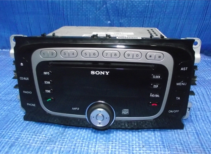 RADIO SONY MP3 FORD MONDEO MK4 S-MAX LIFT KOD